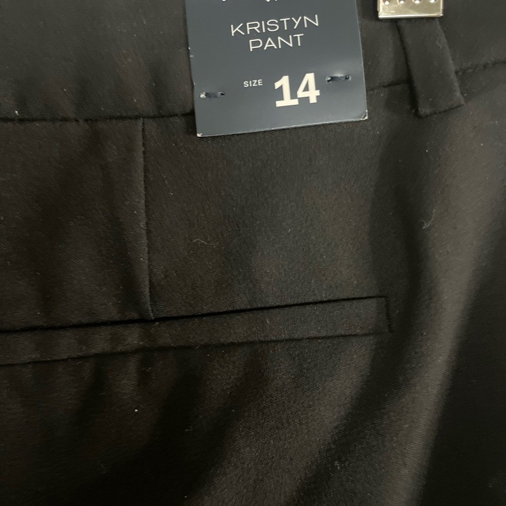 NWT J. Crew Kristyn Classic Black Women's Trousers - Picture 3 of 4